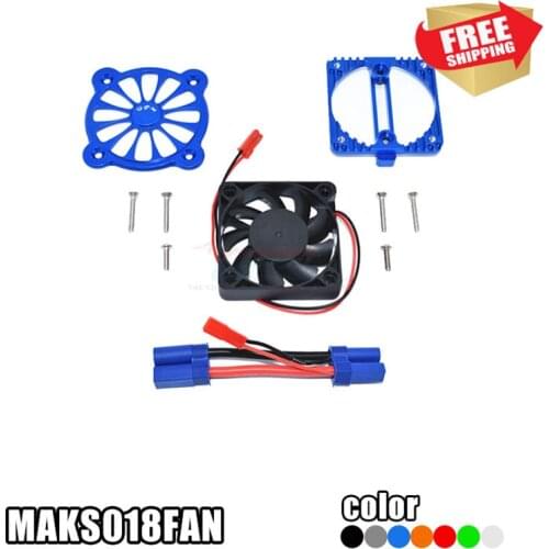 RC radio control car Aluminum alloy motor radiator with fan for ARRMA 1/10 KRATON 4S BLX SENTON 3S option upgrade parts