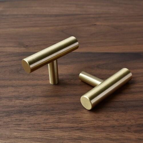 Free shipping furniture brass handle knob cabinet drawer single hole shoe closet pull wine cooler handle diy household hardware