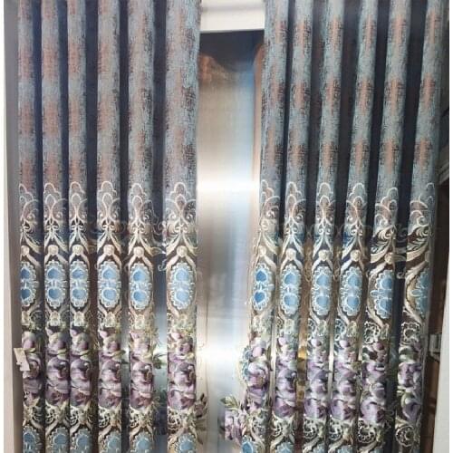 Embroidered Cloth Curtain Screens Curtains Shading Beauty for Living Dining Room Bedroom