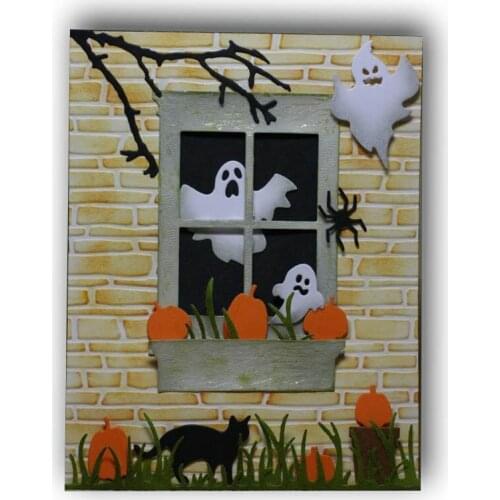 Creative Thriller Carbon steel Cutting Dies Stencil Craft for DIY Scrapbook Cut Stamps Dies Embossing Paper Craft 5.76*7.1cm