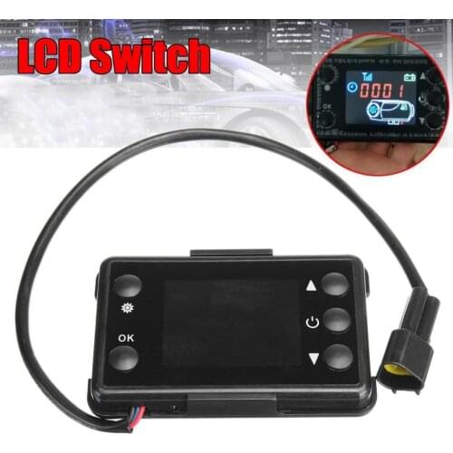 Universal Truck 12V LCD Monitor Air Diesel Heater Parking Heater Controller Switch Compact