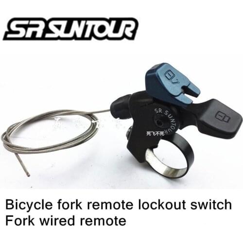 Aluminum oil pressure lock disc fork 26 mountain bike shock absorbers SUNTOUR suspension fork remote control switch