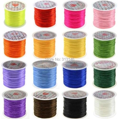 Strong 60M/Roll 0.7MM Mixed Color Crystal Stretchy Elastic Rubber Cord DIY Jewelry Making Accessories Beading String Thread Wire