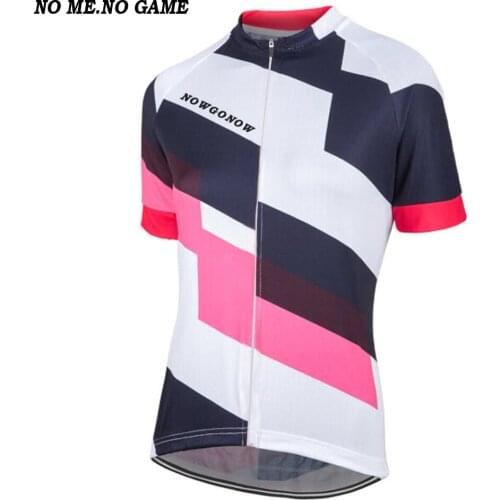 NO ME NO GAME Summer women retro cycling Jersey lady bike Shirt geometry cycling clothing maillot ciclismo mujer mtb bike jersey