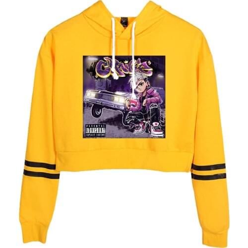 LLt Killah sweatshirt ladies loose hoodie short sexy Harajuku girl clothes hoodie top