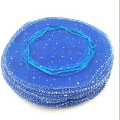 1000pcs Diameter 26cm 35 40cm Drawable White Round Organza Bags Favor Wedding Christmas Gift Bag Jewelry Packaging Bags Pouches