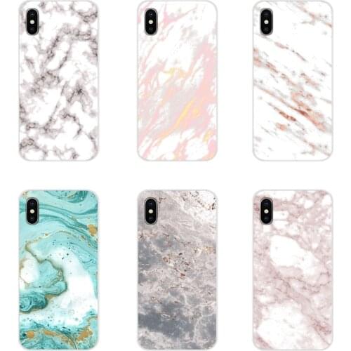 Accessories Phone Shell Covers For Samsung Galaxy S2 S3 S4 S5 Mini S6 S7 Edge S8 S9 S10E Lite Plus marble Texture