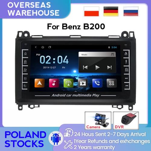 Android 2Din Car Multimedia Player Navigation GPS Radio For Mercedes Benz B200 A B Class W169 W245 W639 W906 Carplay WIFI BT FM