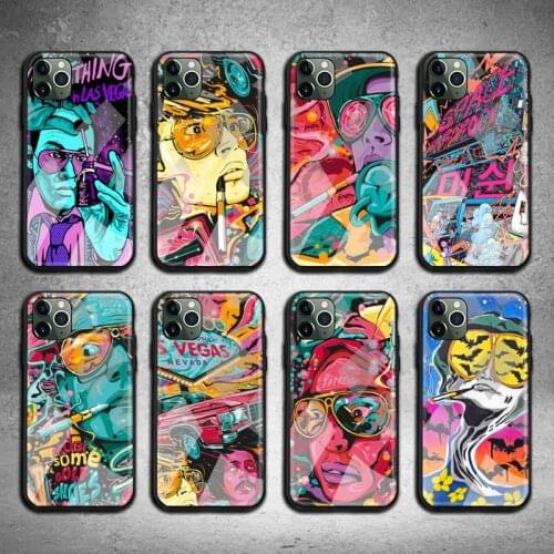 Fear and Loathing in Las Vegas Phone Case Tempered Glass For iPhone 12 pro max mini 11 Pro XR XS MAX 8 X 7 6S Plus SE 2020 case