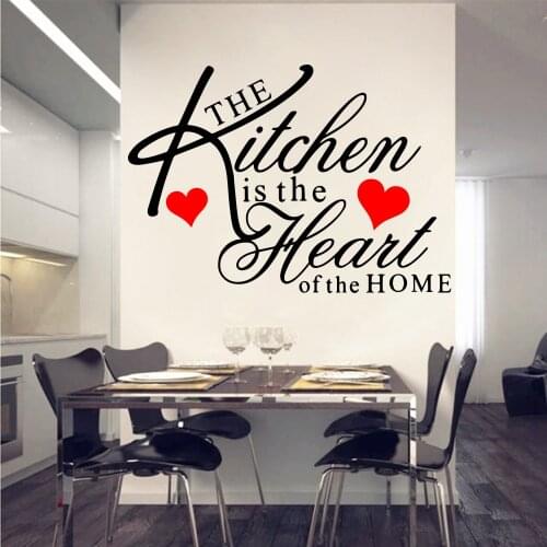 DIY Art Kitchen Decoration Wall Stickers Cuisine Decals Removable Kitchen Decor Sticker