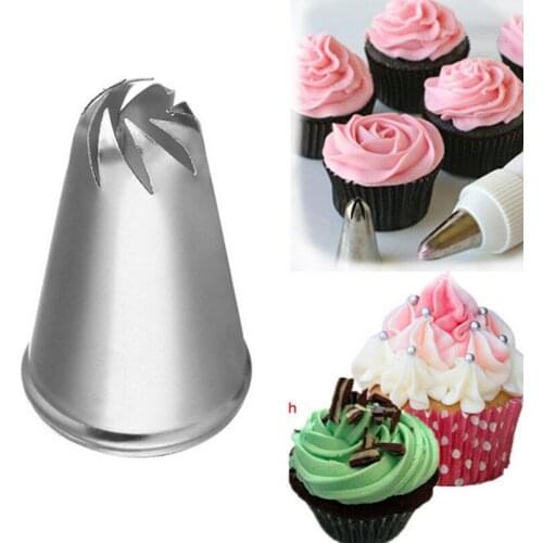 DIY Stainless Steel Spiral Icing Piping Cream Cake Nozzles Cupcake Pastry Fondant Craft Decorating Tool S