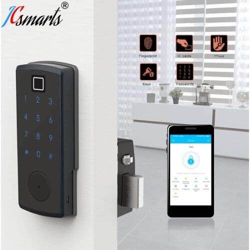 Apartment TTlock app Electronic Door Lock, Digital Smart Bluetooth APP Keyless Lock, Touch Keypad Code Password Door Lock