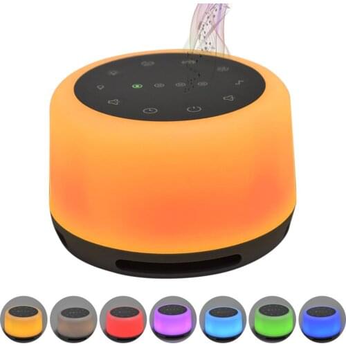 White Noise Machine USB Rechargeable Timed Shutdown Sleep Sound Machine For Sleeping & Relaxation for Baby Adult Office Travel