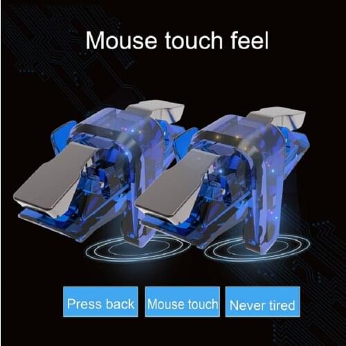 Pubg Mobile dzhostik Gamepad Pubg Controller for cell Phone L1R1 Grip with Joystick / Trigger Buttons for iPhone Android IOS