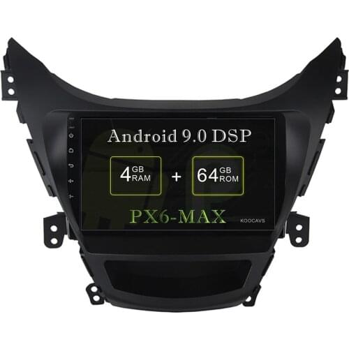 KOOCAVS 9" IPS Android 9.0 Car GPS Radio Player for Hyundai Elantra Avante 2011 2012 2013 with 4GB+64G Multimedia