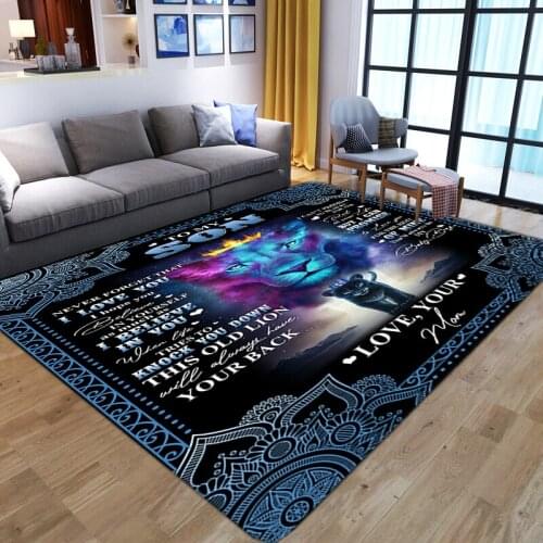 3D Print Carpets for Living Room Bedroom Decor carpet Non-slip Kid play Area Rug Geometric Letter Alfombra Parlor Sofa Floor Mat