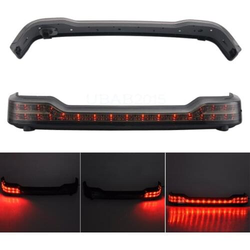 Motocycle Luggage Wrap Round LED Running Brake Tail Light for Harley Touring Electra Glide Road Glide FLTRU FLTRK 2014-2019