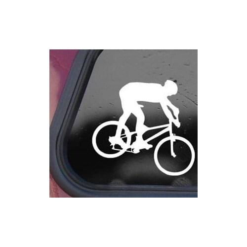 Mountain Bike Biker Sticker Decal Bicycle Die-cut Sticker Decal 15cm