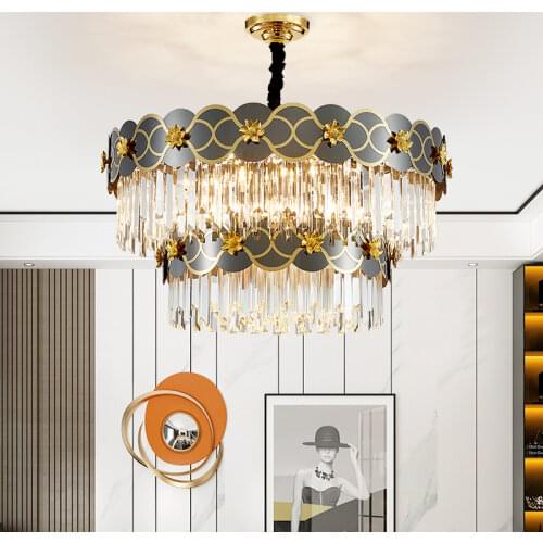 2021 New Post-Modern Lighting Luxury Crystal Chandelier Room Master Bedroom Restaurant Bar Hotel Villa Art Chandelier