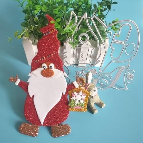 New Christmas Santa Claus metal cutting mold, used for DIY scrapbooks, cards, photo album decorations, handmade crafts