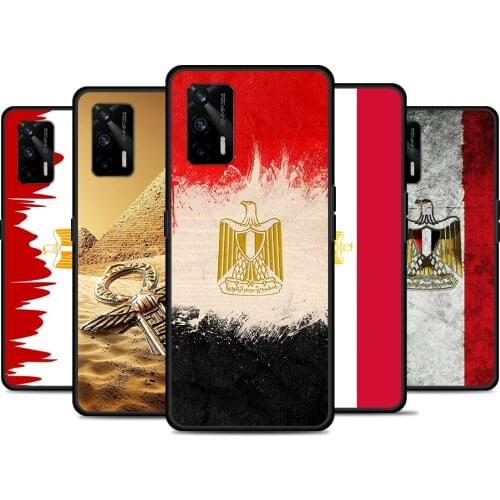Egypt National Flag pyramid For Realme 8 GT Neo Flash Edition Explorer Master Q3 Pro Narzo30 C21 C20 C11 C20A C21Y Phone Case
