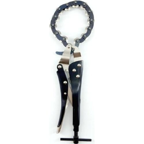 Heavy Duty Chain Pipe Cutter Locking Pliers Car Exhaust Pipe Wrench Tool Max Cut 80mm Diameter Pipe