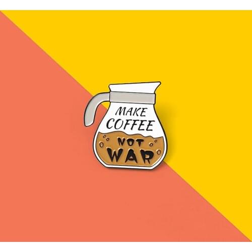 Custom Catpuccino Coffee Kitten Enamel Pins Cup Cats Brooch Bag Clothes Lapel Pin Pet Badge Animal Jewelry Gift for Friends