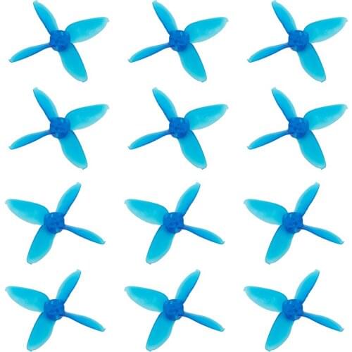 12 Pairs AVAN Micro 2 Inch 4-blade Propellers CW CCW RC Propeller for 1106 1104 Motor Racing Drone RC Quadcopter