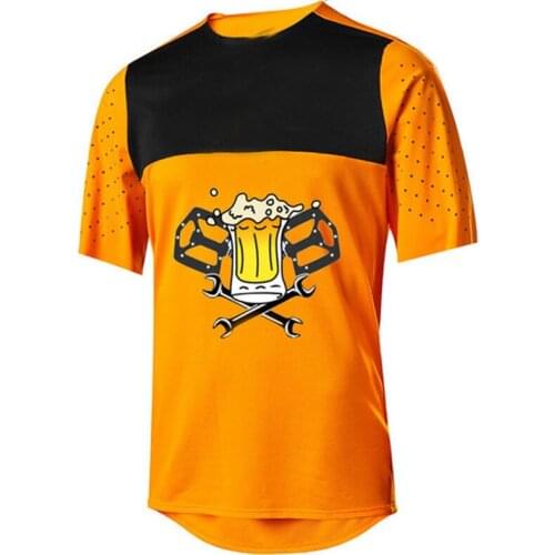 Motocicleta montanha equipe downhill jersey mtb dh fxr bicicleta locomotiva shirt cross country mountain hpit fox jersey