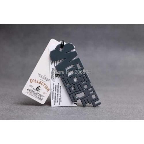 Printed generic hang tag cute girl /kid/women clothing tag label /price tag / printed logo Kraft dress hang tag GQ006