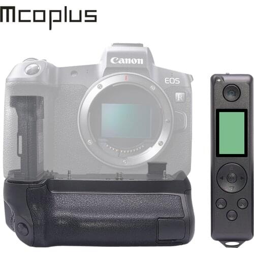 Mcoplus BG-EOS R Vertical Battery Grip Holder for Canon EOSR EOS R Camera Replacement as BG-E22 with Built-in 2.4G Remote Contro
