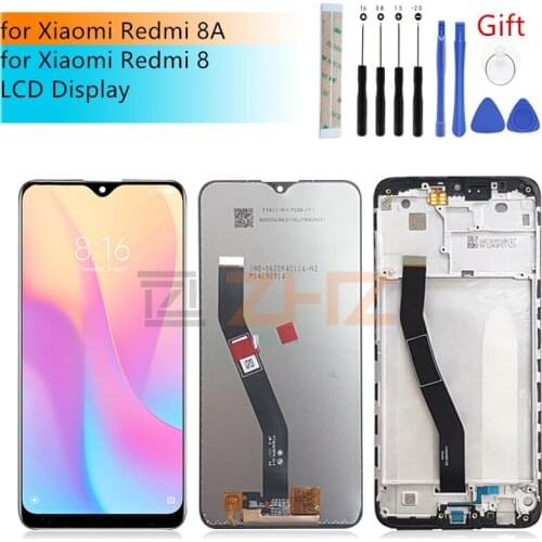 For xiaomi Redmi 8A LCD display touch screen digitizer Assembly lcd digitizer for redmi 8 screen replacement +frame repair parts