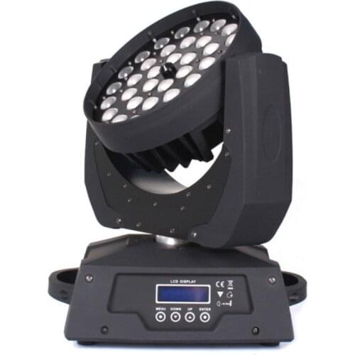 （10pcs/lot) ）Top selling 36x18w rgbaw+uv 6 in1 led moving head zoom wash disco dj stage light