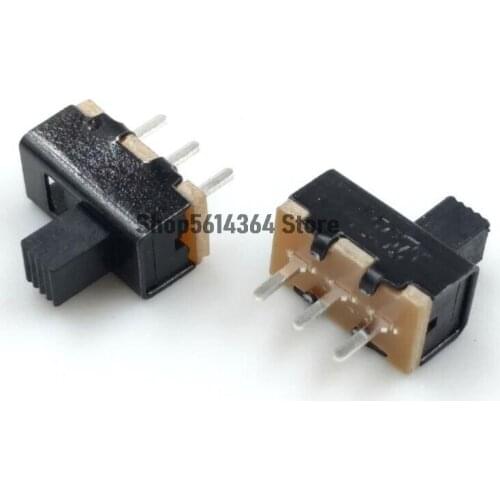 20PCS 1P2T 2 Position Vertical Slide Switch 3 Pins SS-12F17G2/G3/G4