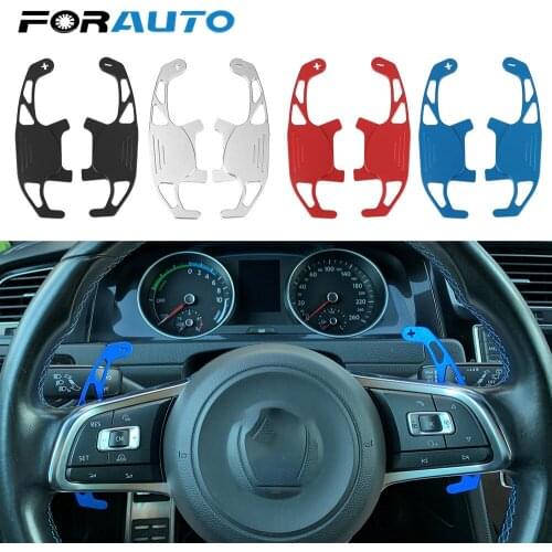 2Pcs/Set Car Steering Wheel Shift Paddle Shifter Extended For VW GOLF GTI R GTD GTE MK7 7 POLO GTI Scirocco Auto Replacemen