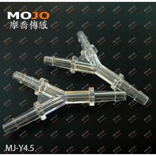 2020 Free shipping!(10pcs/Lots) MJ-Y4.5 GPPS Three way connectors 4.5mm Y type pipe joint