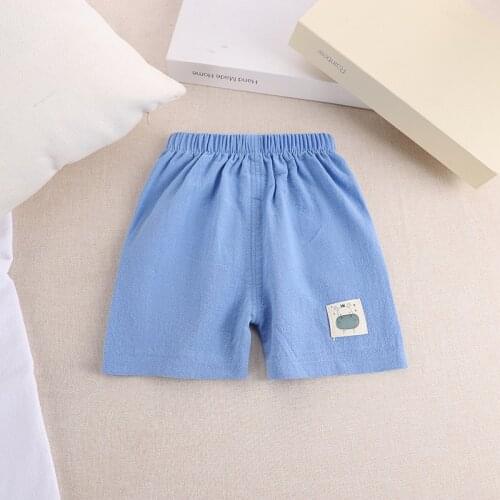 2021 New Style Baby Cotton And Linen Shorts Kids Casual Short Pants Baby Girl Summer Shorts 9m-6y Baby Boy Short