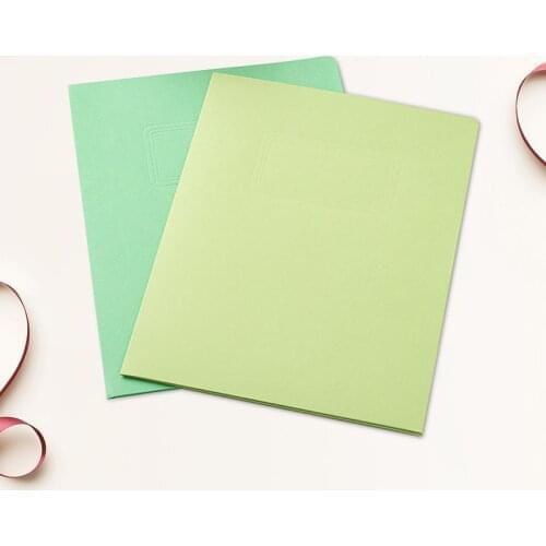 5 Packs A4 Colored Cover Folder With Two Packet For Office Data Storage, Business, Advertising, Promotional, Festival Gifts