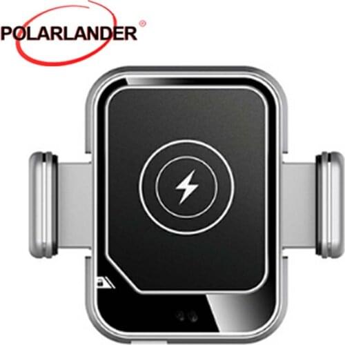 Car Holder for Phone Anti-scalding Stand for iPhone X GPS Air Vent Temperature-control Qi Wireless Aromatherapy Fast Charger