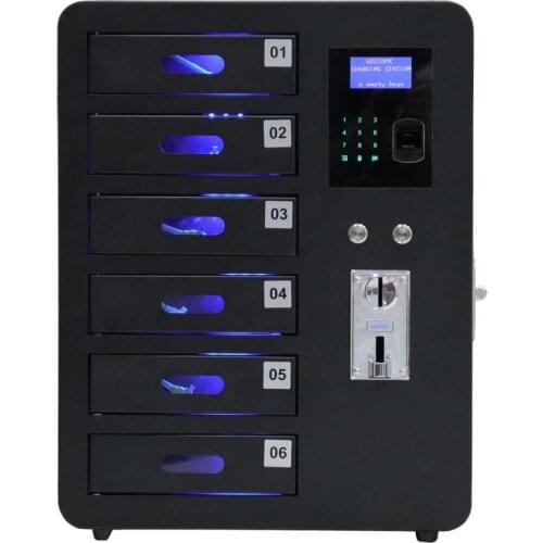Multi Device Fast Phone Charger Public Mobile Phone Charging Station With Locker