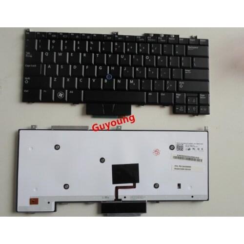 For DELL Latitude PP13S E4300 laptop keyboard US E version backlit with backlight