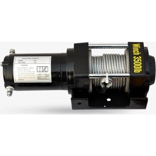12V24V ATV Motor 3000LB 3500LB Electric Winch Wire Rope Recycling Winch Traction Cable Traction Kit Outdoor Cross Country Crane