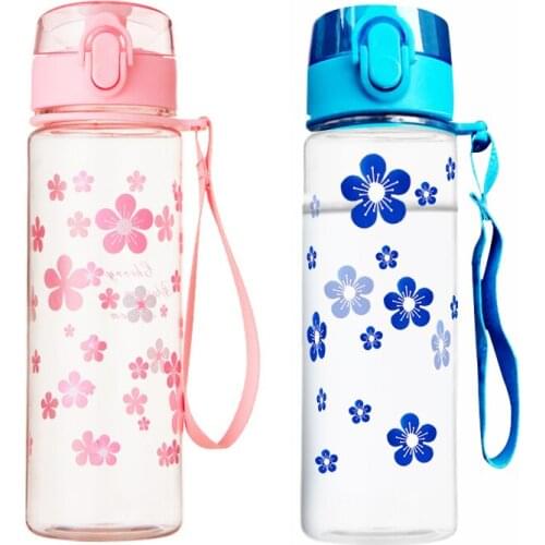 Summer Water Bottle 500ml Portable Leak-proof Water Cup Bottle Tour Outdoor Bicycle Sports Drinking Plastic Water Bottles