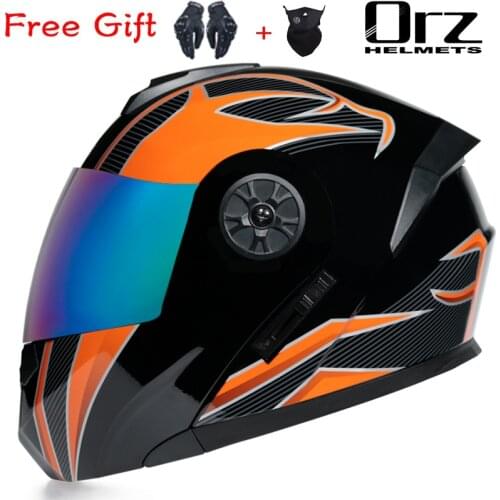 Double Visor New Arrival Motorcycle Adult Helmets Full Face Helmets Motocross Racing Moto Helmets Helmets Flip Up Moto Motorbike