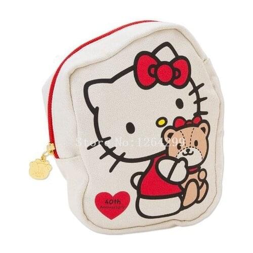 New KT Girls Kid Canvas Cosmetic Bags Cases For Children