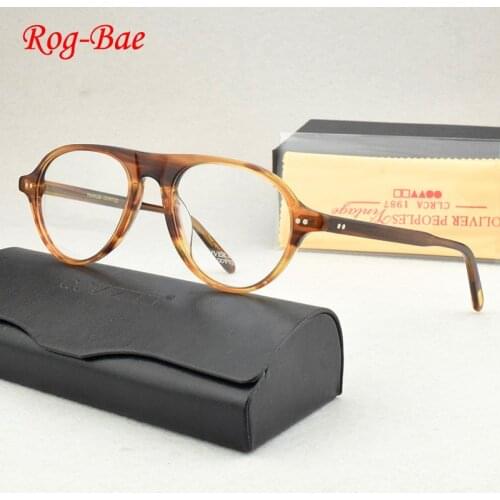 OV5406 Optical Glasses Frame Men Square Acetate Vintage eye glasses frames for women eyeglasses myopia computer Retro Spectacles