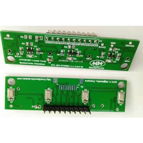 PDM Digital Silicon Wheat Linear Array Board MEMS PDM-MIC ARRAY