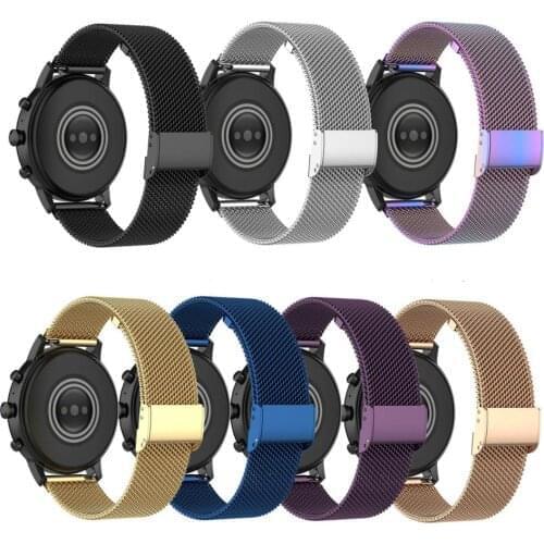 20 22mm milanese strap For Samsung Galaxy watch42mm 46mm Quick Release Strap For Samsung galaxy active active 2 S3 Wristband