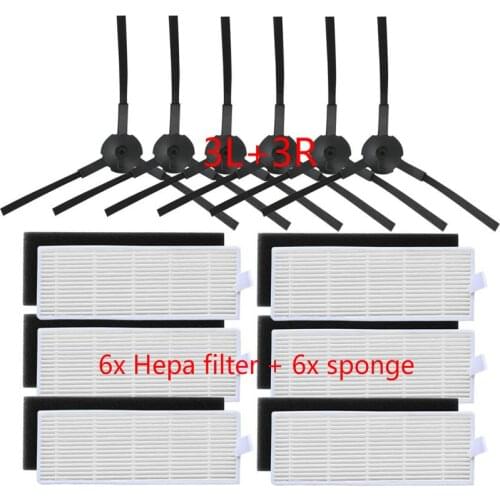 Robot Vacuum Cleaner Hepa Filter Side Brush for osoji dojosan 990 950 Robotic Vacuum Cleaner Parts Accessories