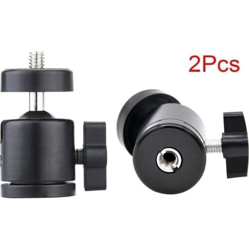 Mini Ball Head for tripod VIVE Lighthouses Base Station Camera Camcorder (pack of 2)